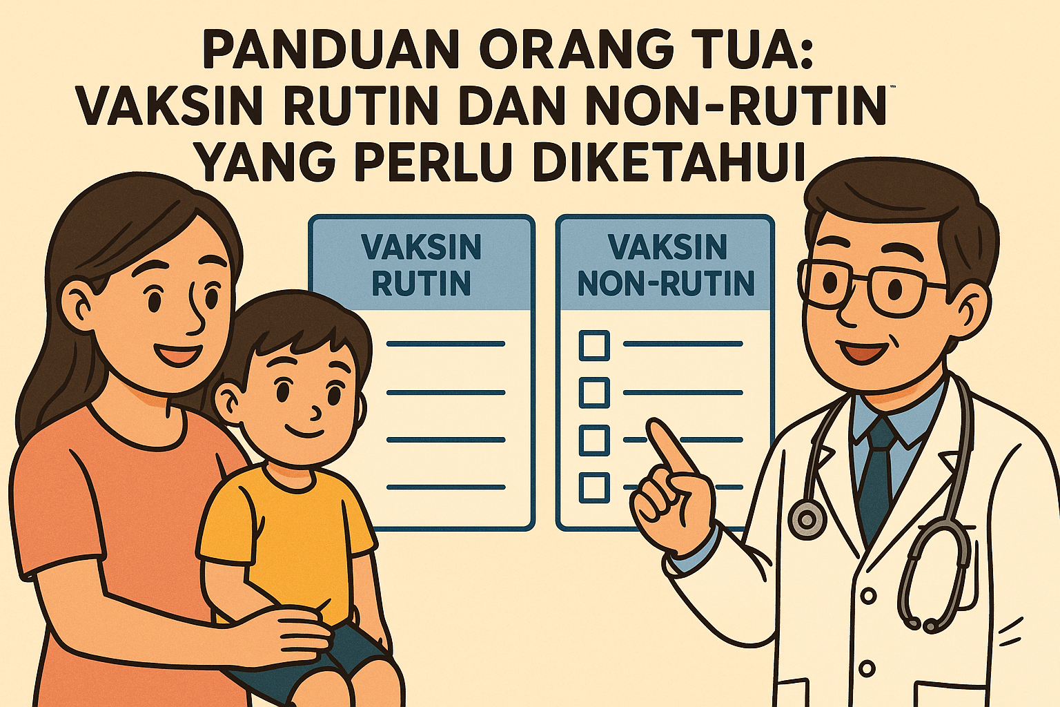 Panduan Orang Tua: Vaksin Rutin dan Non-Rutin yang Perlu Diketahui